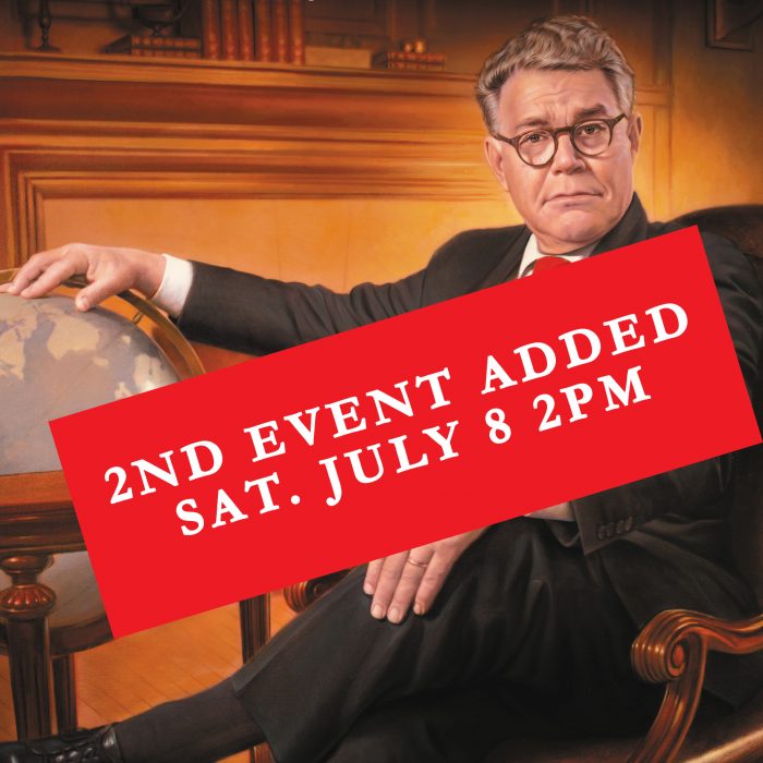 Read more about the article <span style="color: #3DB7CF">2ND EVENT ADDED Sat., July 8, 2017: The Wallis and Writers Bloc present Senator Al Franken with Marc Maron SOLD OUT