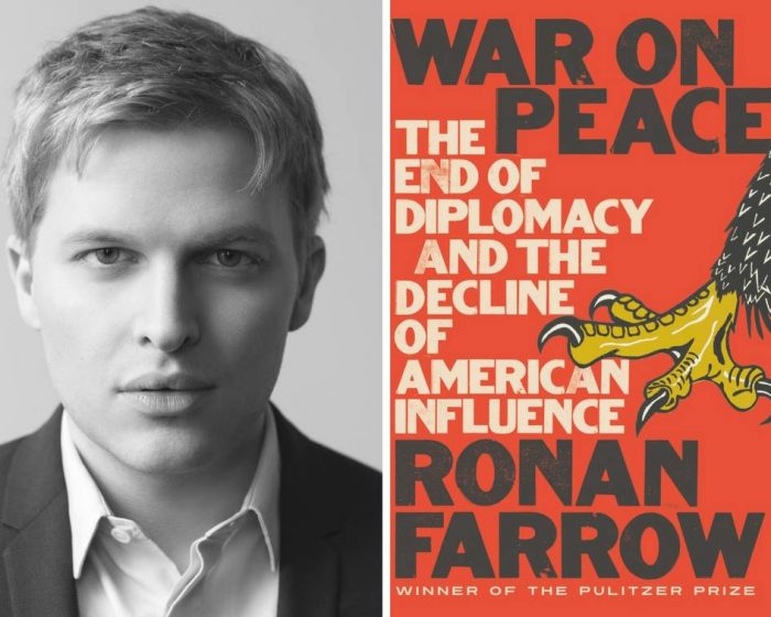 Read more about the article <span style="color: #3DB7CF">April 29, 2018: Ronan Farrow in Conversation with Crooked Media’s Tommy Vietor SOLD OUT