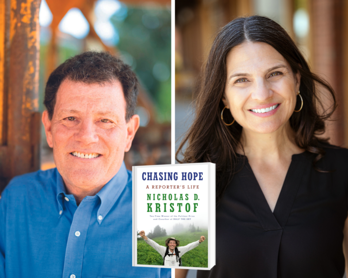 Read more about the article <center><span style="color: #3DB7CF">May 29, 2024: The Skirball and Writers Bloc Present Nicholas Kristof & Rabbi Sharon Brous