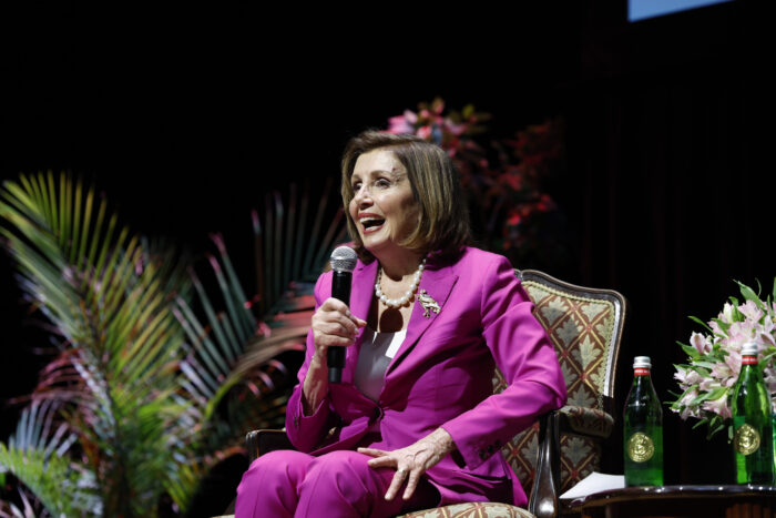 Nancy Pelosi Onstage