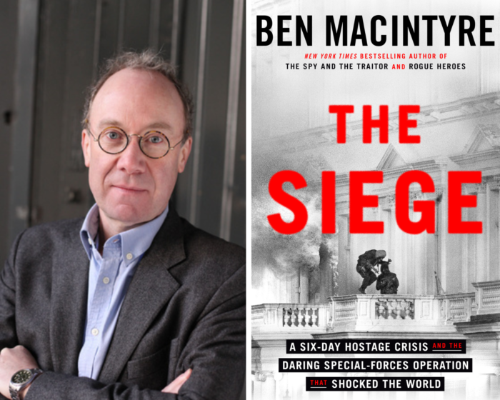 Read more about the article <center><span style="color: #3DB7CF">September 30, 2024: Ben Macintyre and David Kipen</span></center>