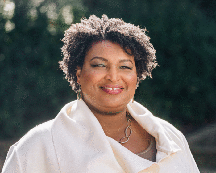 A photo of Stacey Abrams.