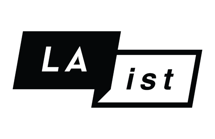 LAist Logo in black and white